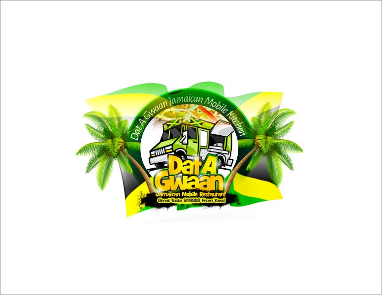 Dat a gwan Jamaican mobile kitchen - Logo