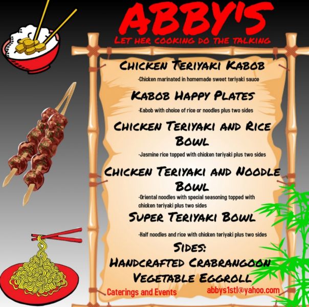 Abby's Oriental foods - Menu 1