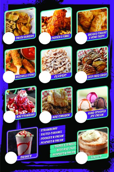 Aspen street sweets/ Aj's street kravz - Menu 1