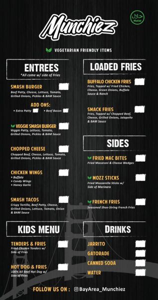 Bay Area Munchiez - Menu 1