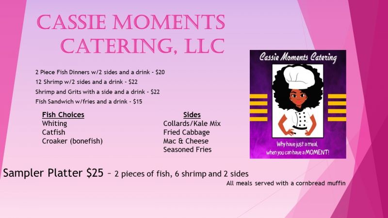 Cassie Moments - Menu 1