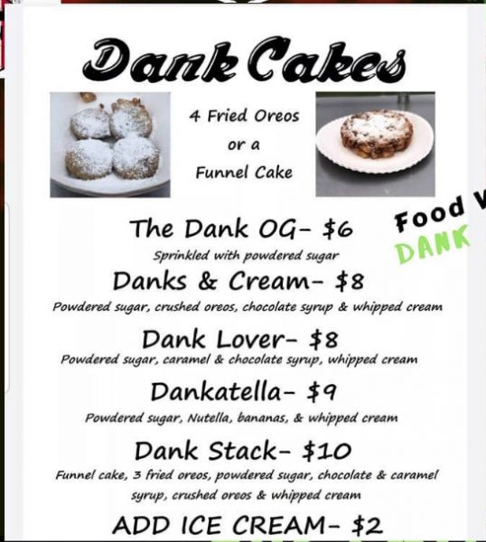 Dank Cakes - Menu 1