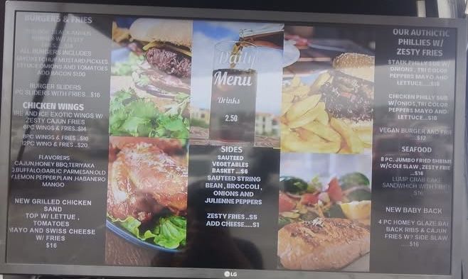 Fire & Ice - Menu 1