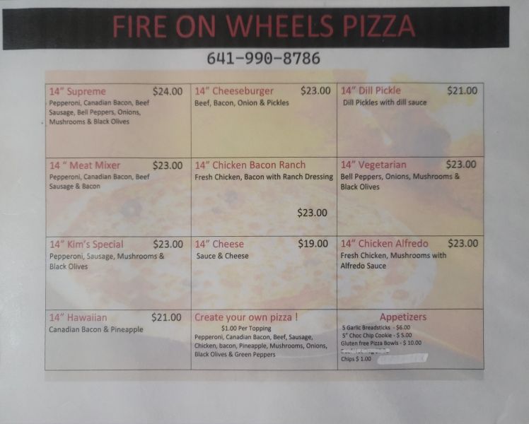 Fire on Wheels Pizza