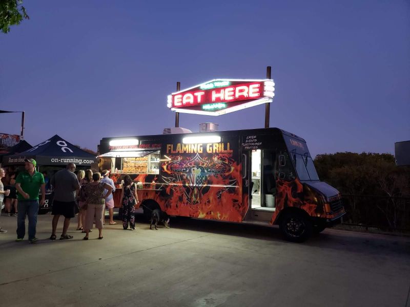 Flaming Grill Barbecue