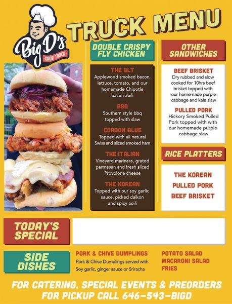 Big D’s Grub - Menu 3