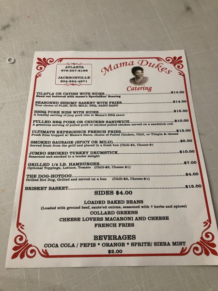 Mama Dukes Catering BBQ and SEAFOOD - Menu 3