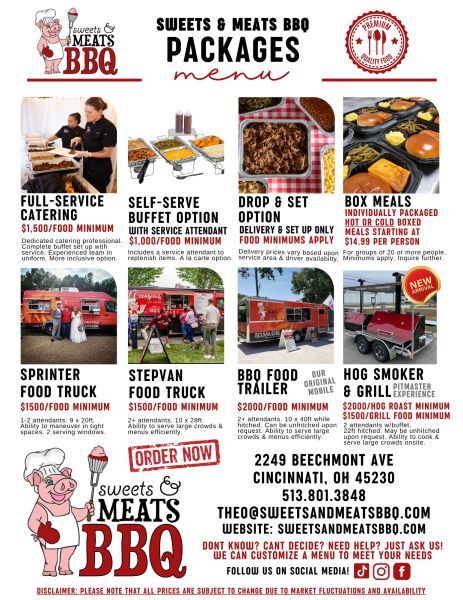 Sweets & Meats BBQ - Menu 3