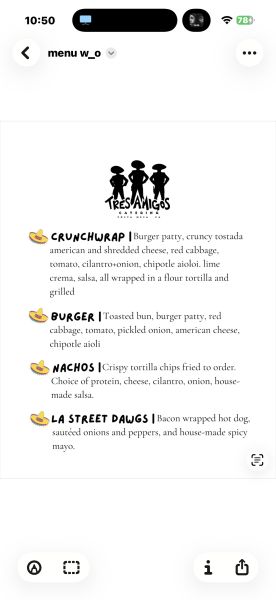 Tres Amigos Catering LLC - Menu 3