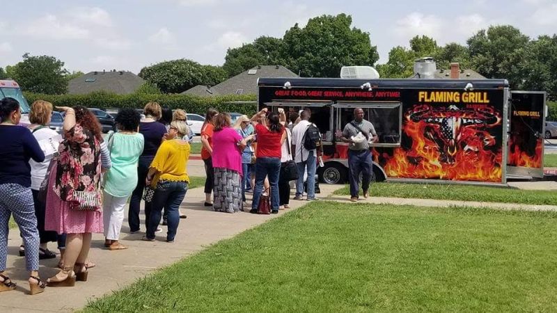 Flaming Grill Barbecue
