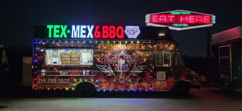 Flaming Grill Barbecue