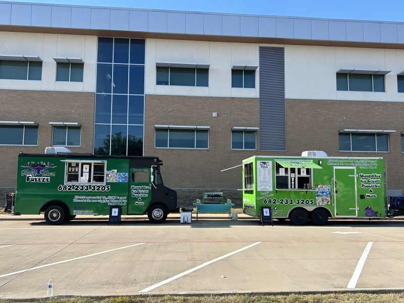 Funky town freeze and the little ice cream truck