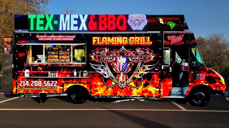 Flaming Grill Barbecue