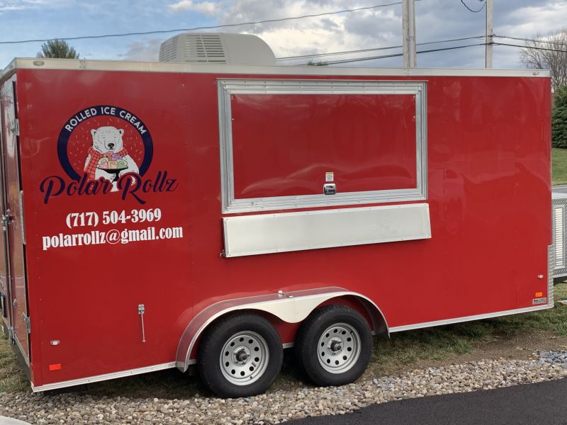 Harrisburg food truck Polar Rollz Rolled Icecream Harrisburg, PA