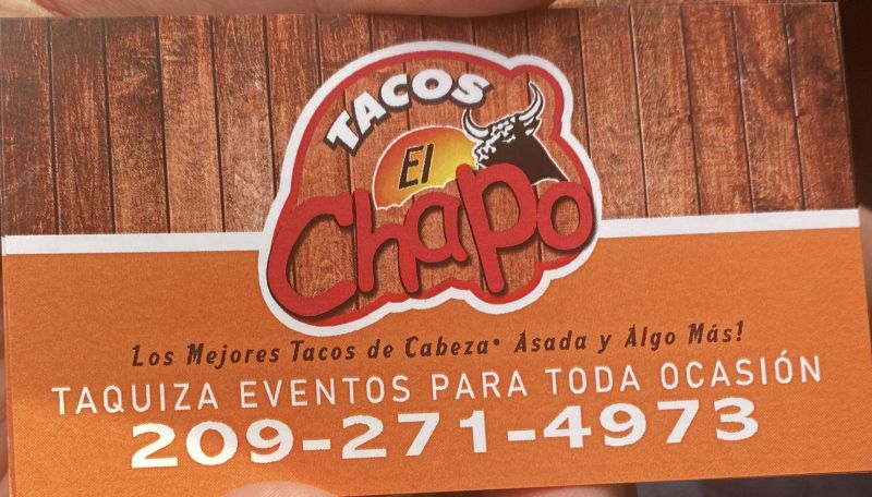 Tacos el chapo - Menu 2