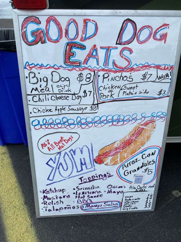 Good Dog Eats - Menu 2