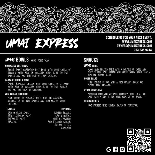 Umai Express - Menu 2