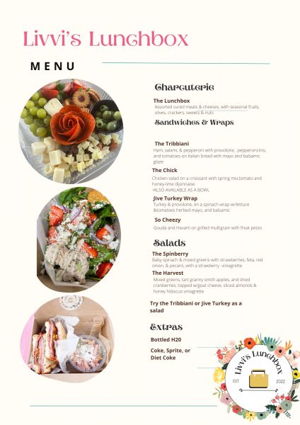 Livvi’s Lunchbox - Menu 2