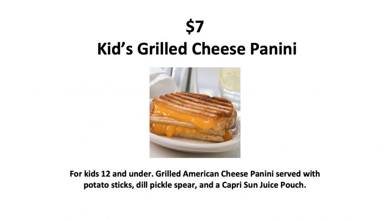 Bikini Panini - Menu 2