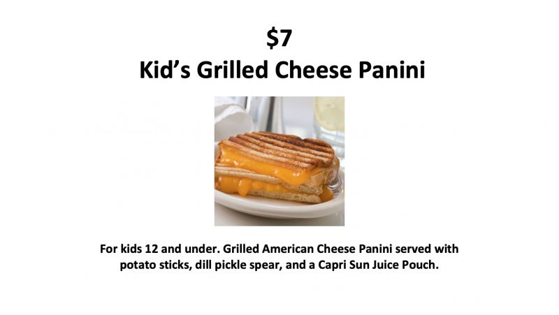 Bikini Panini - Menu 2