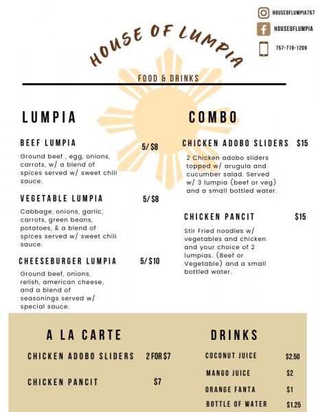 House of Lumpia LLc - Menu 2