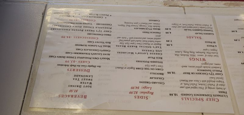 Mama Dukes Catering BBQ and SEAFOOD - Menu 2