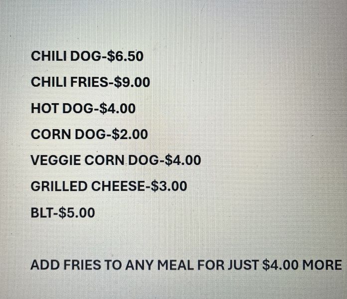 SANDERS KITCHEN - Menu 2