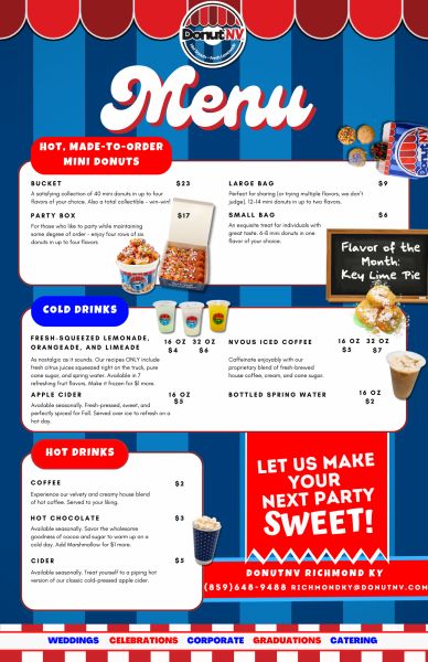 DonutNV - Menu 2