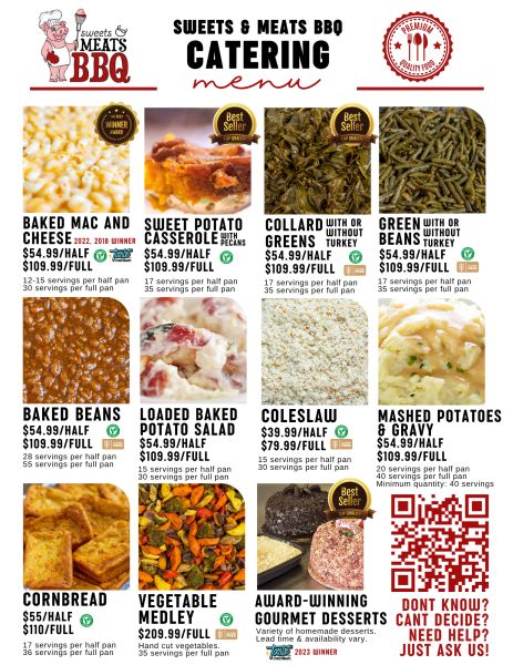 Sweets & Meats BBQ - Menu 2