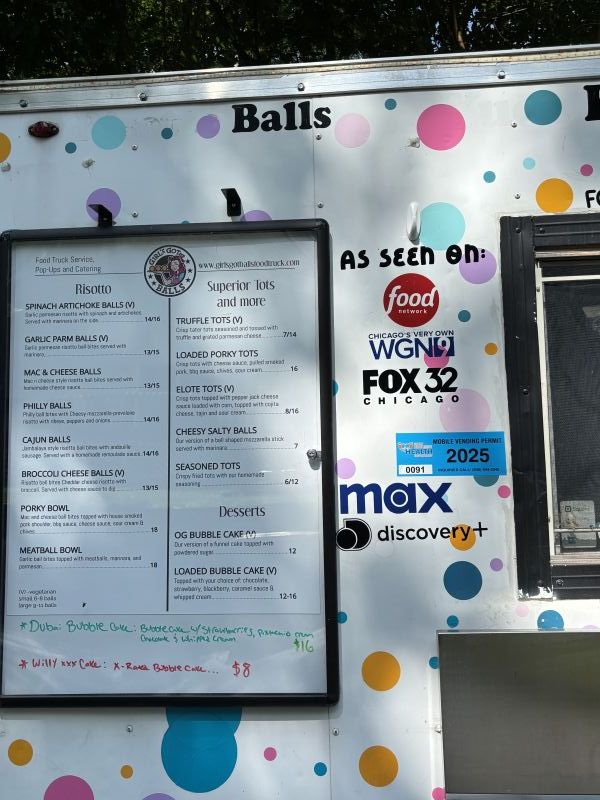 Girl’s Got Balls - Menu 2