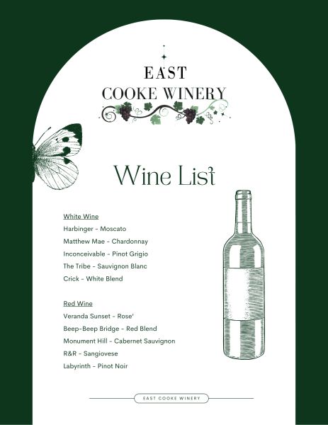 Carpe' Vino - Menu 2