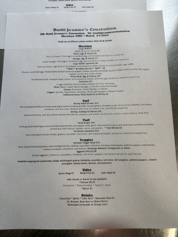 RUTTI JEANNE'S CRUSTATION