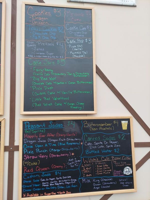 Storybook Bakery - Menu 2