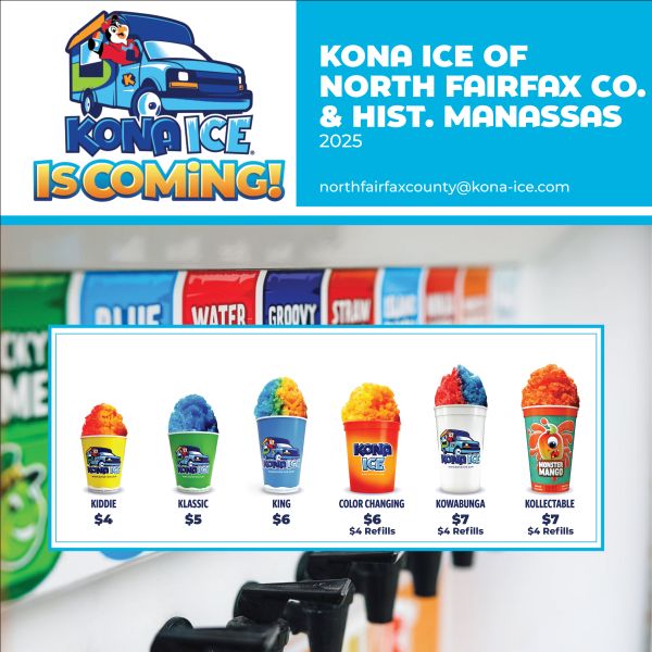 Kona Ice of North Fairfax County - Menu 2