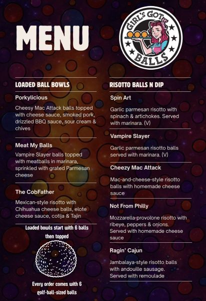 Girl’s Got Balls - Menu 2