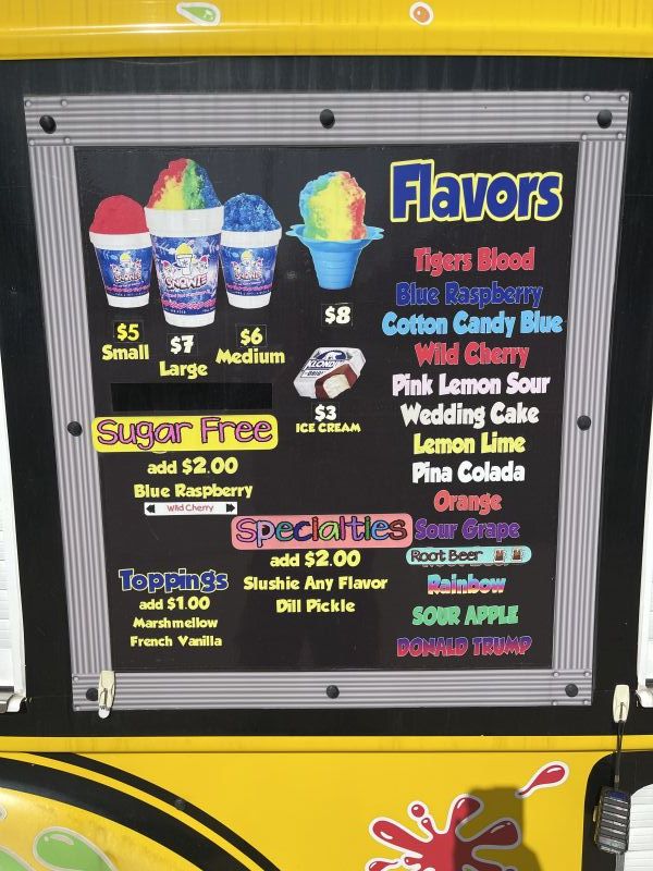 Snowie shaved ice/ice cream