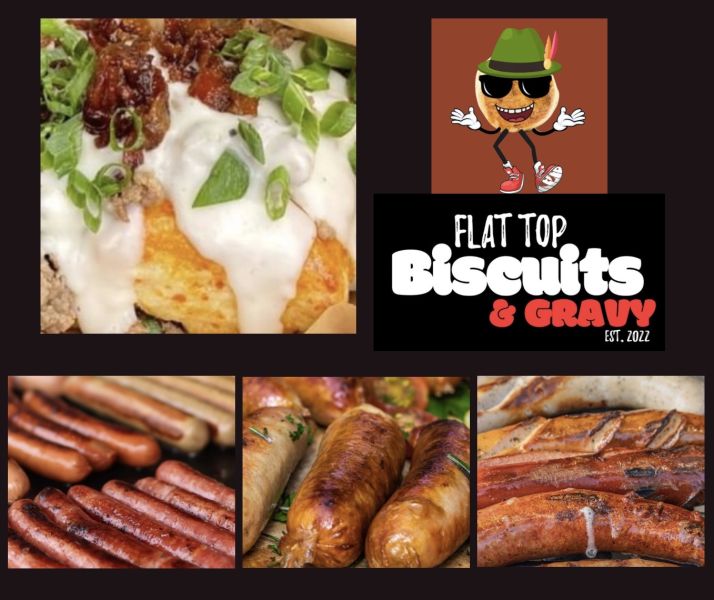 Flat Top Biscuits & Gravy