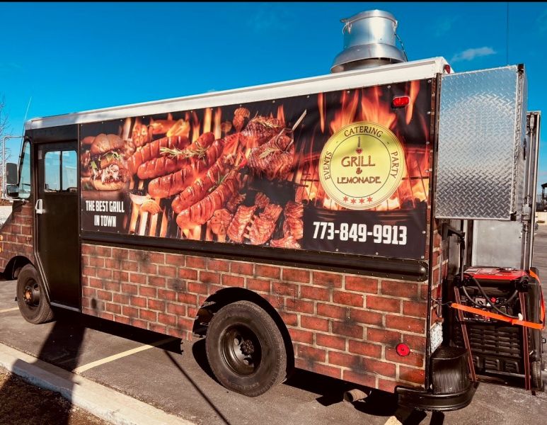 Polish Bistro Truck ( I Love Grill and Lemonade ) , American-Polish food Truck , Premium BBQ Smoker Trailer