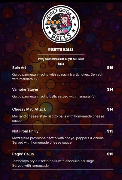 Girl’s Got Balls - Menu 1