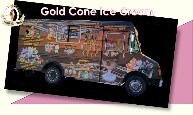 Gold Cone ice-cream - Menu 1