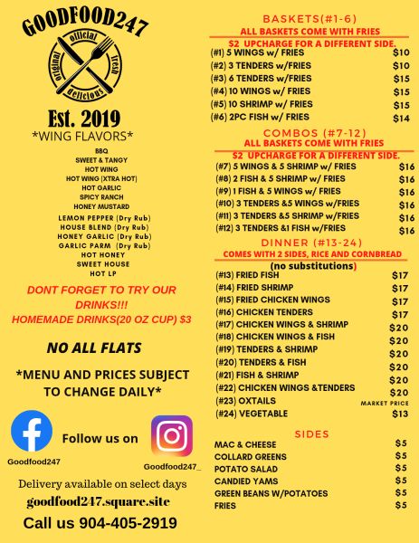 GoodFood247 - Menu 1