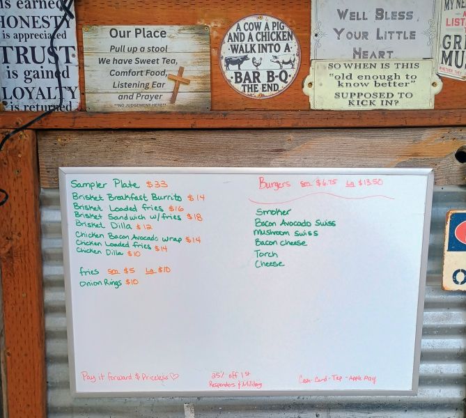 Holy Smoker BBQ - Menu 1