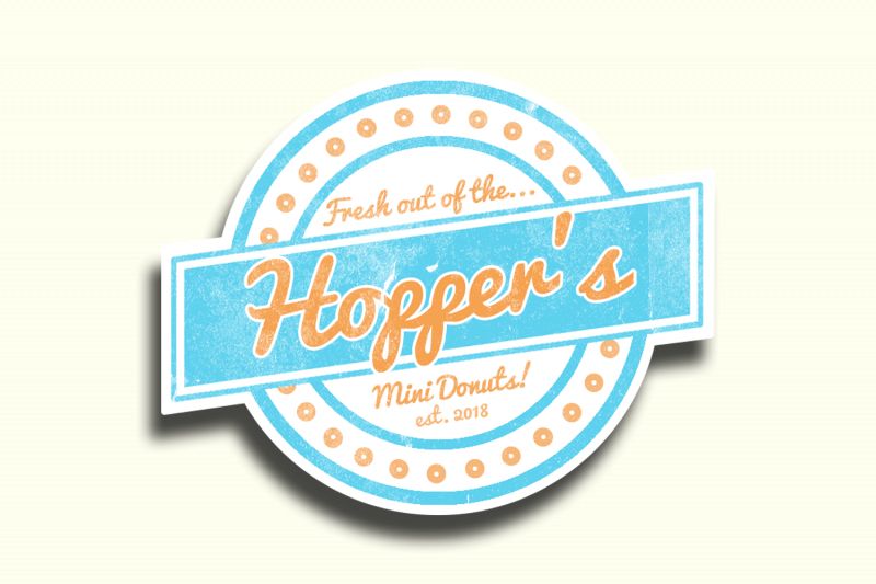 Hopper's MIni Donuts - Logo