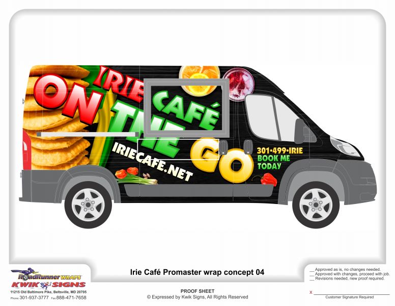 Irie cafe on the go