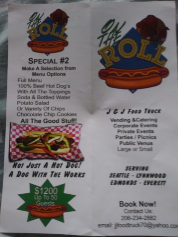 J & J FOOD TRUCK INC. - Menu 1