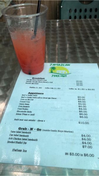 jamaican jerk hut - Menu 1