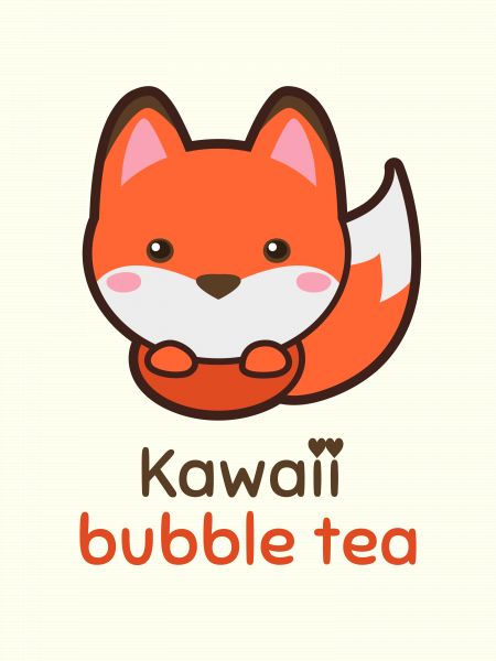 Kawaii Bubble Tea - Logo