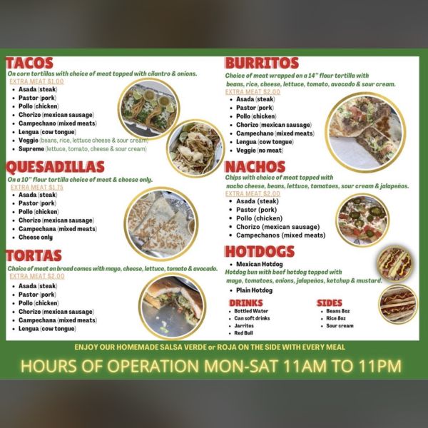 La Familia Food Truck - Menu 1