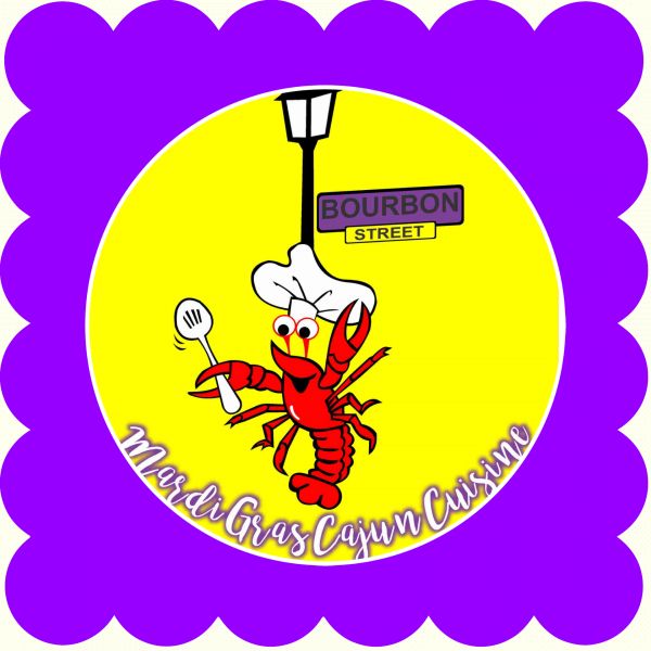 Mardi Gras Cajun Cuisine - Logo