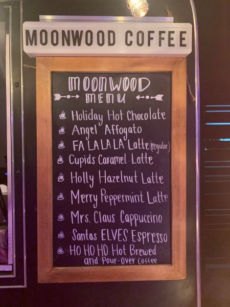 Moonwood Coffee Co. - Menu 1